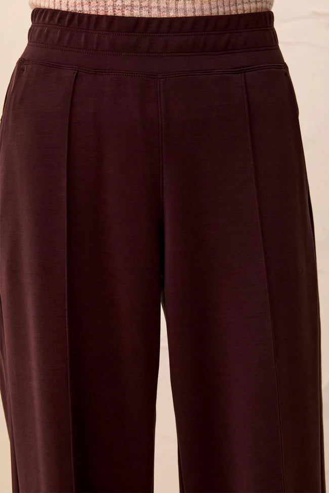 Tribal Wide Leg Pant Saddle Brown