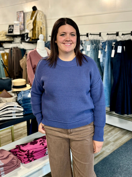 Deep Blue Sweater