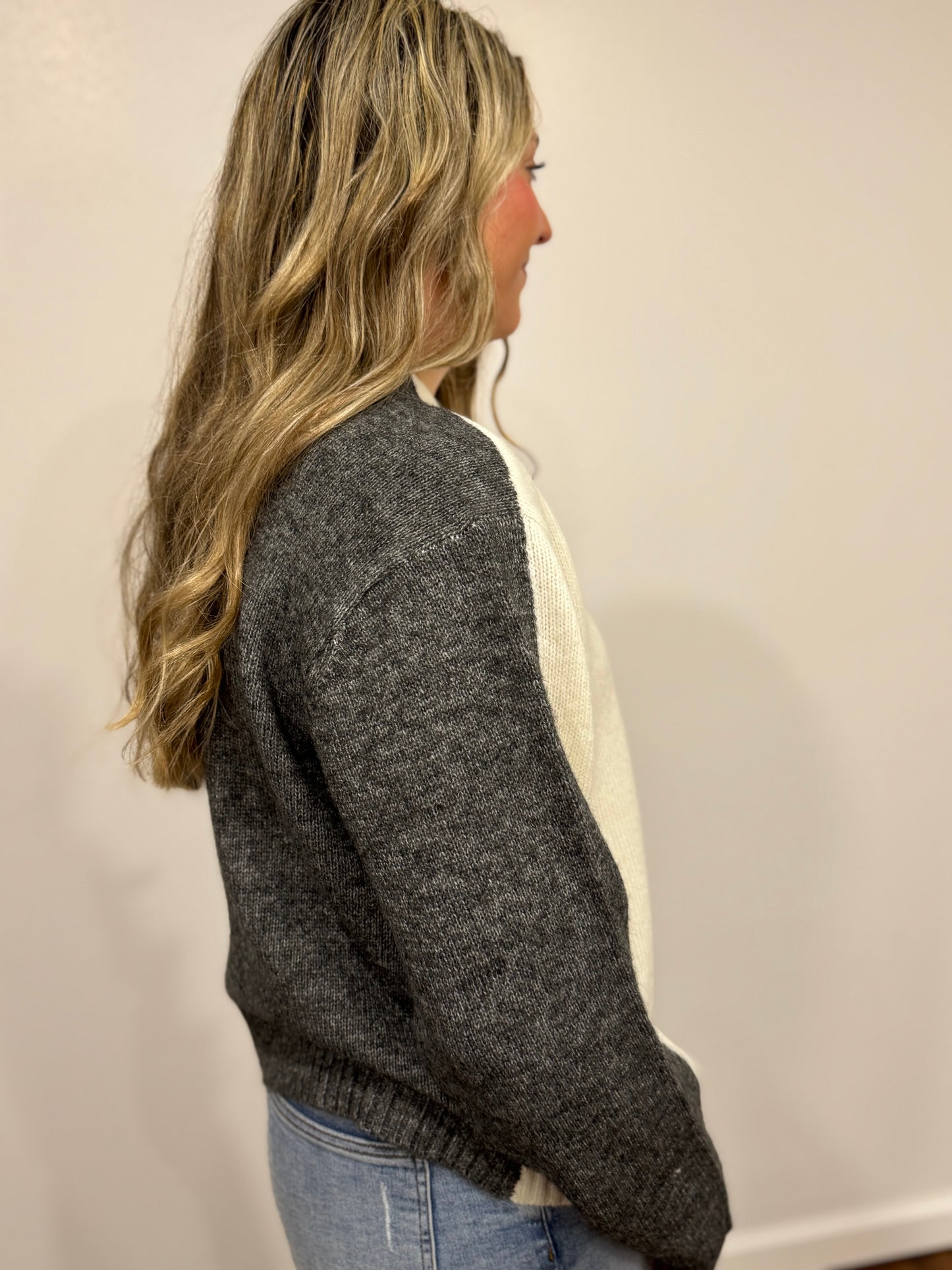 Elan Color Block Sweater