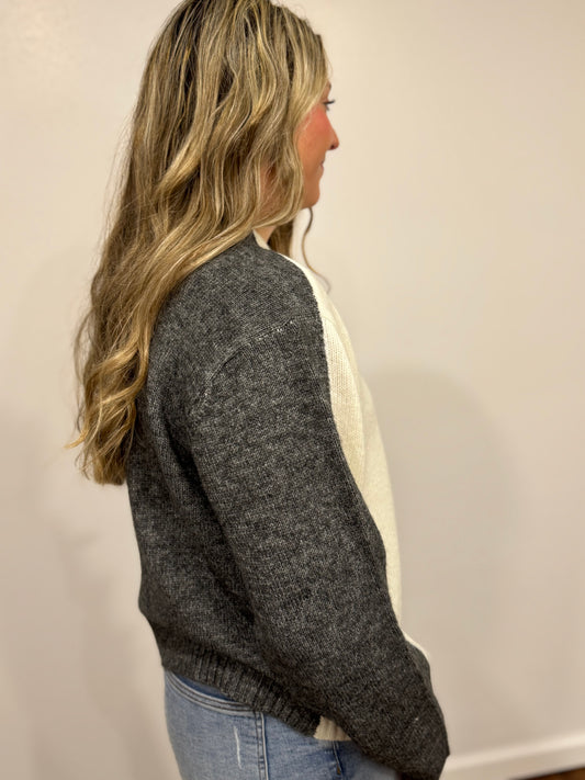 Elan Color Block Sweater