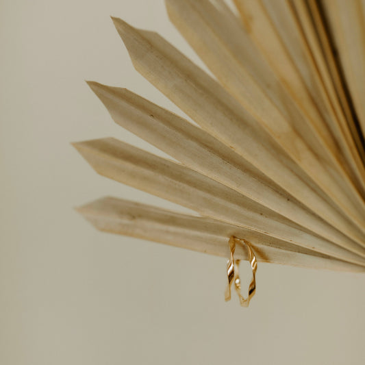 Twisted Hoop Earring