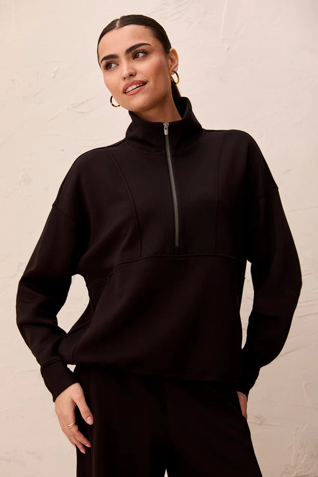 Tribal Black Pullover Sweatshirt