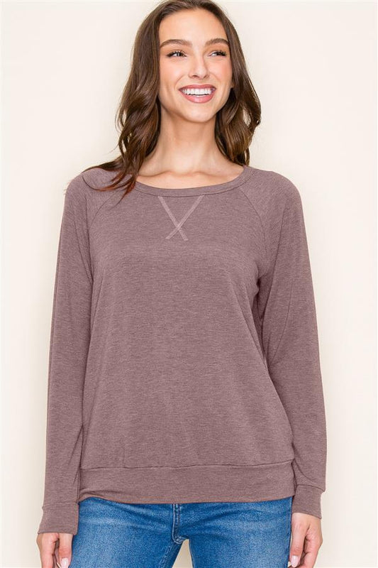 Brown Terry Sweatshirt