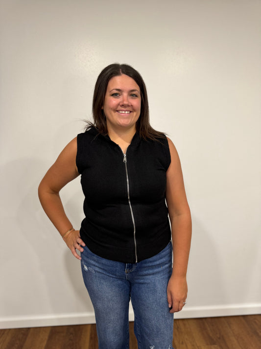 Elan Sleeveless Hoodie