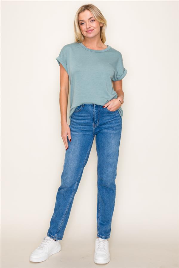 Dark Sage Terry Top