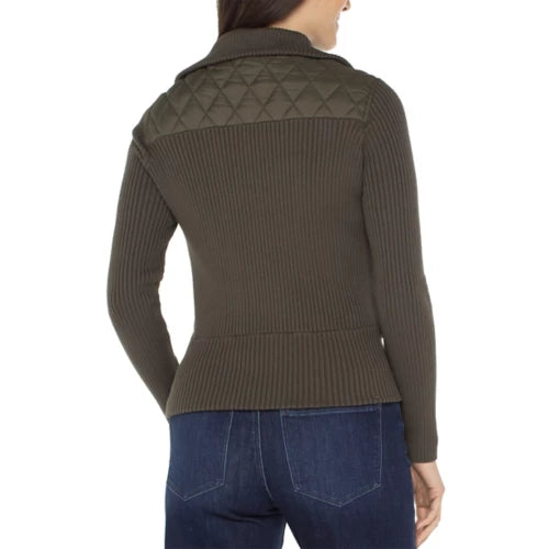 Liverpool Forest Green Zip Sweater