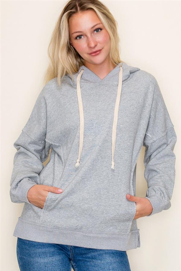 Heather Grey French Terry Shirt