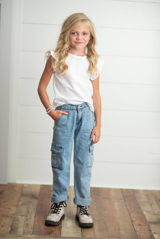 Kids Cargo Jeans
