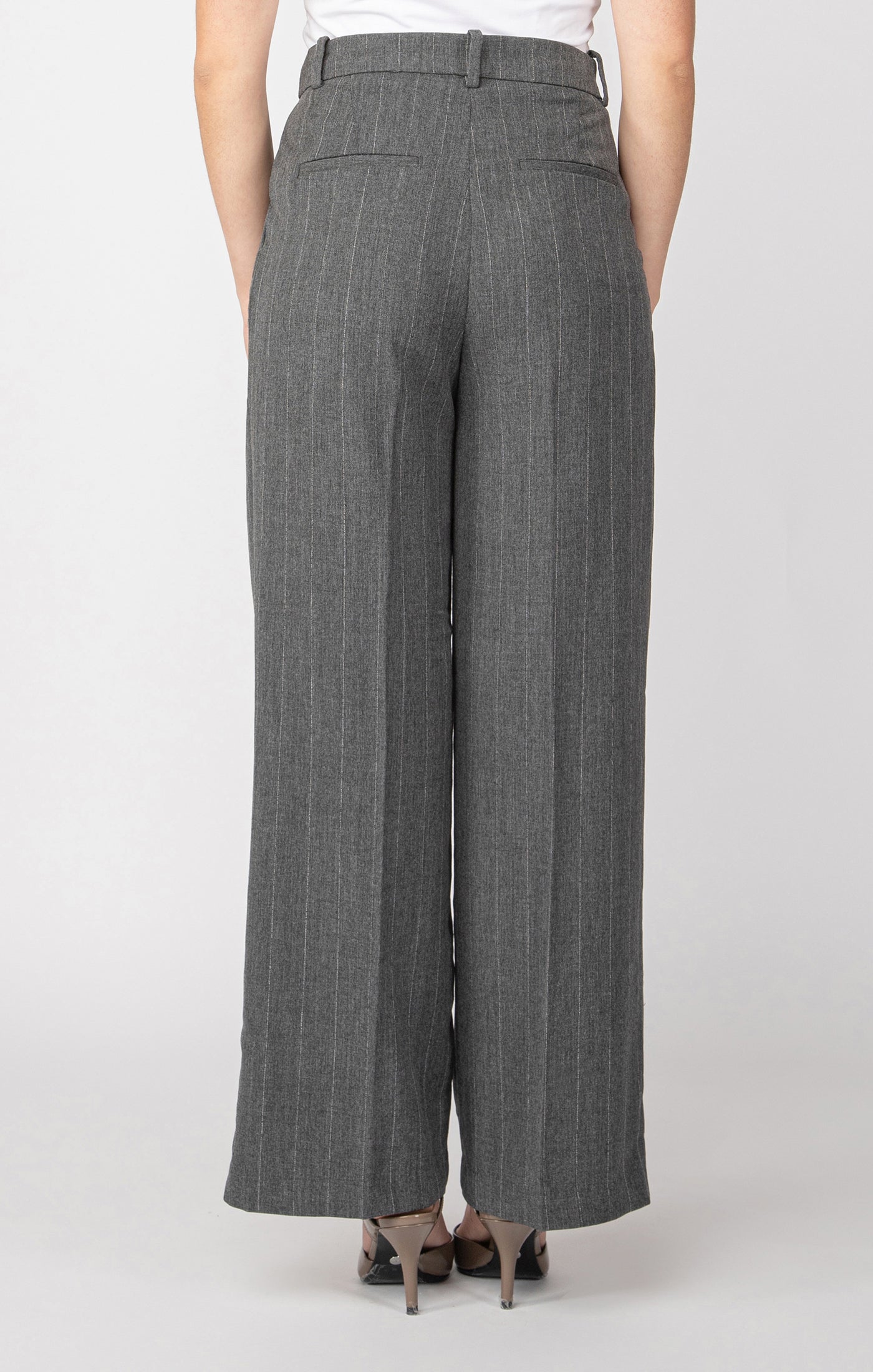 Grey Pinstripe Trouser