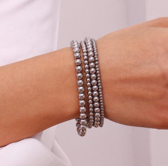 Stainless steel beads Bracelet