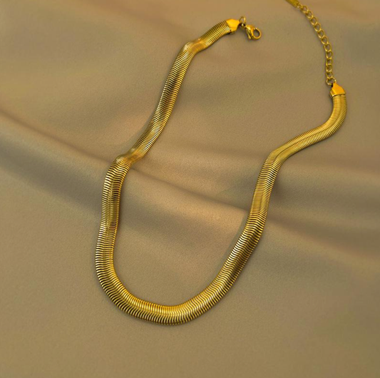 Thick Bone Chain Necklace