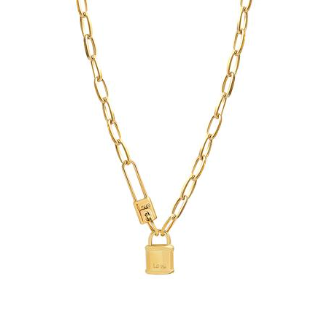 Lock Pendant Necklace