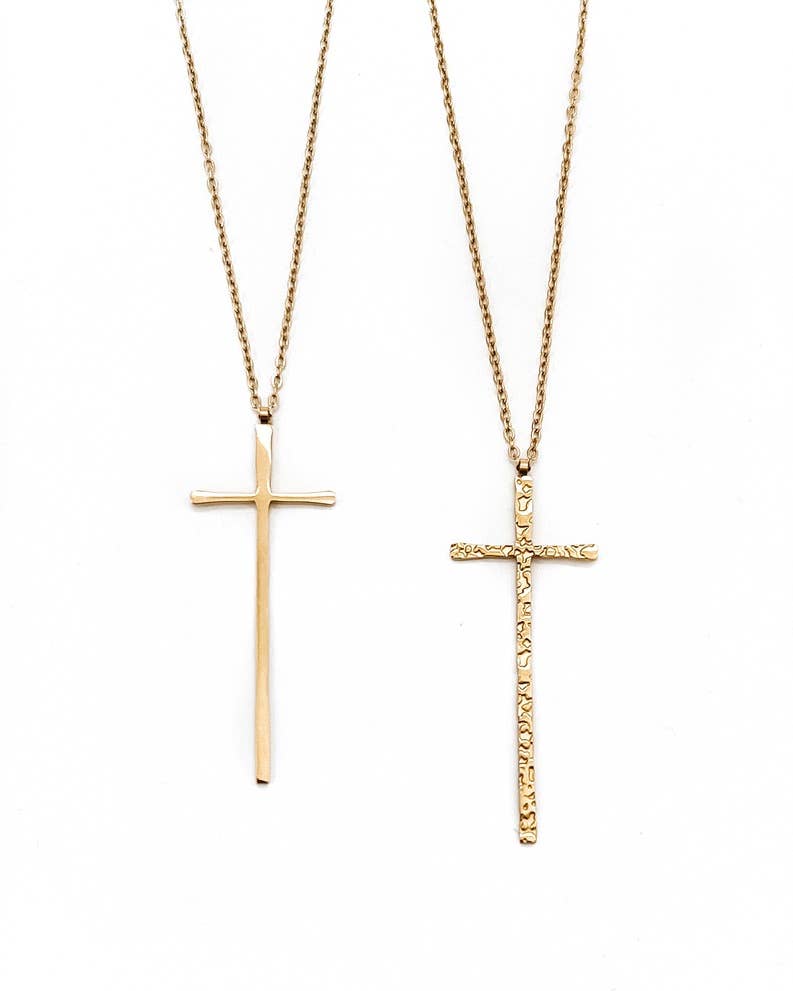 Tabby Cross Necklace