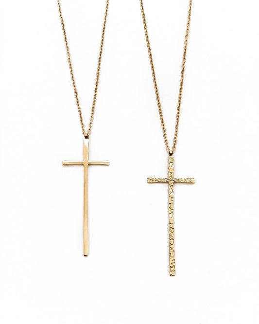 Tabby Cross Necklace