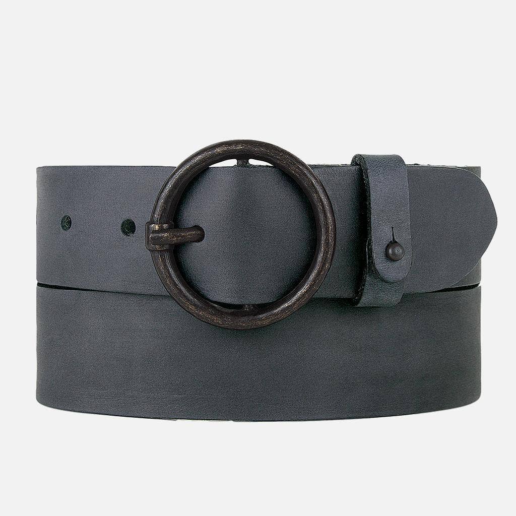 Rugged Leather Belt Women