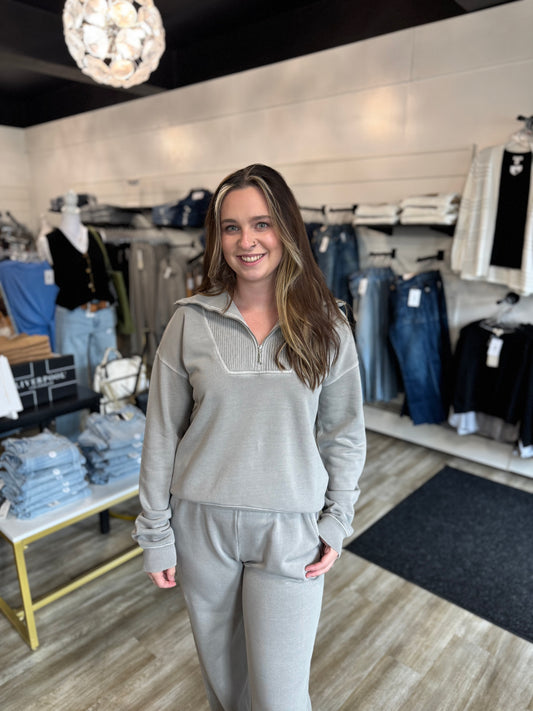 elan 1/4 zip sweatshirt