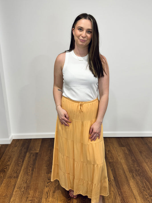 Soft Apricot Skirt