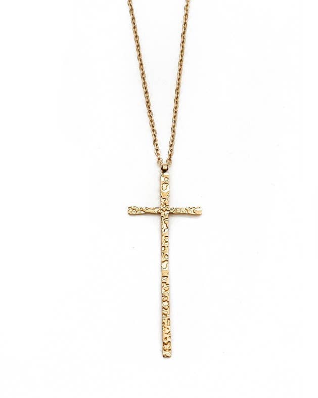 Tabby Cross Necklace