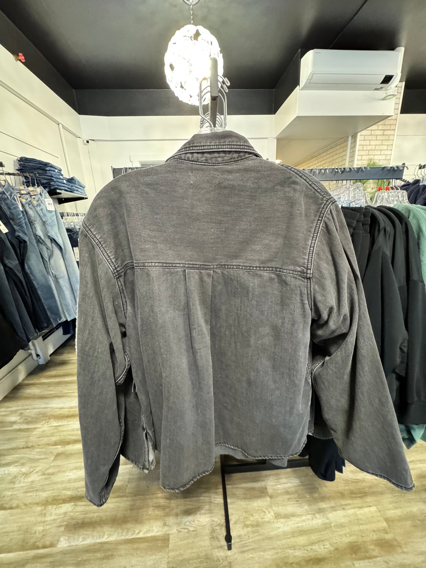 Elan Black Wash Shacket