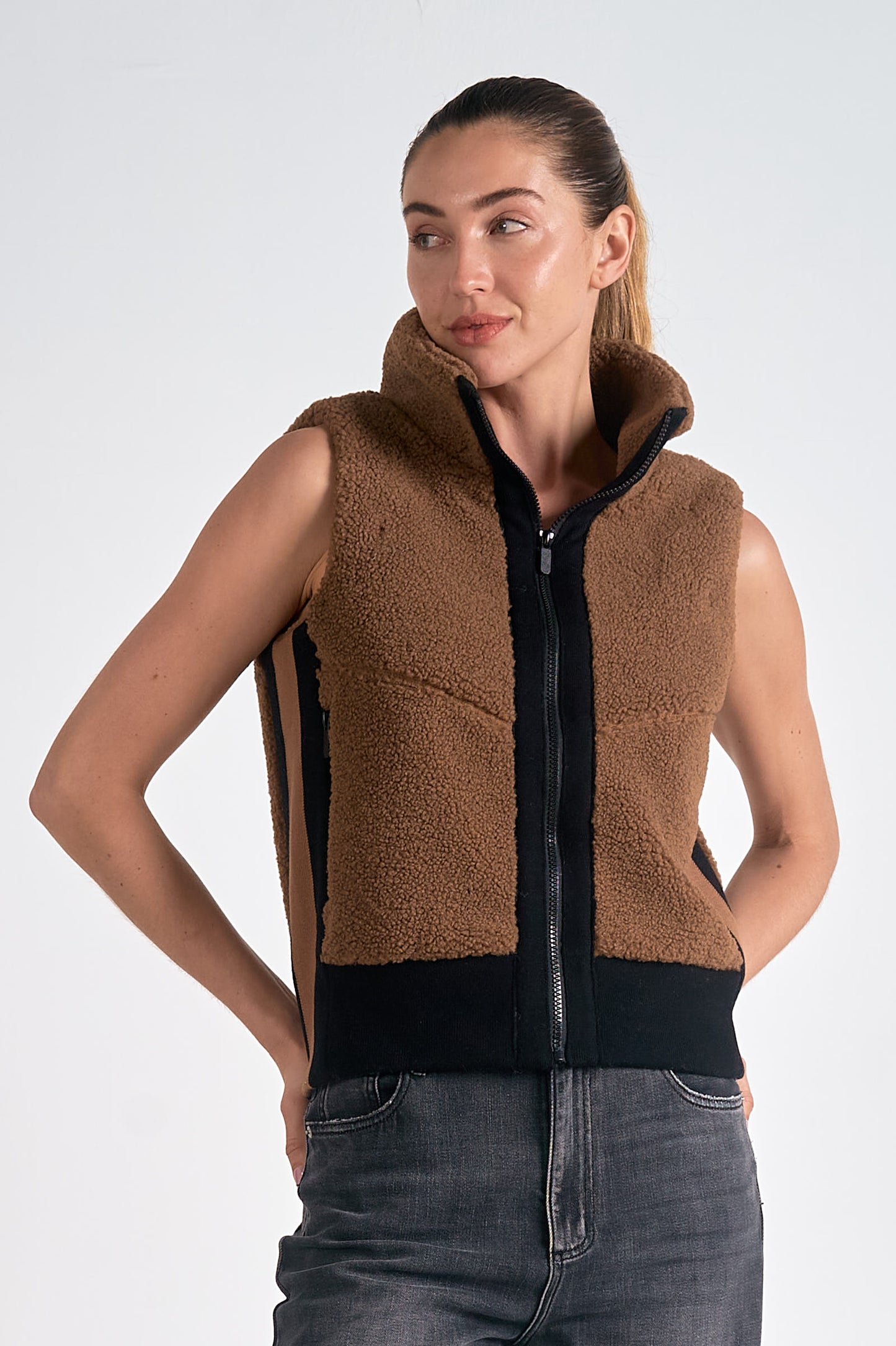 Elan Brown Vest