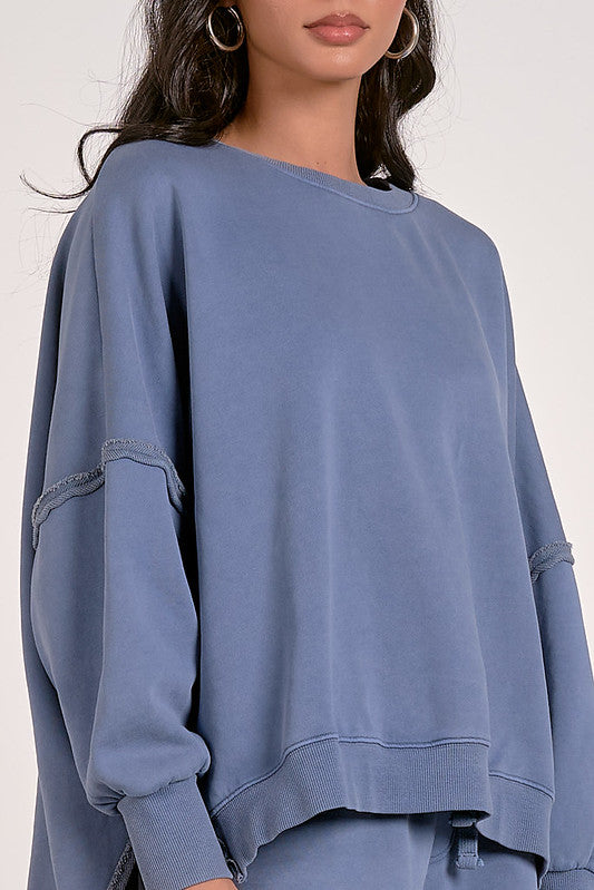 Elan Oversized Crew Sweatshirt