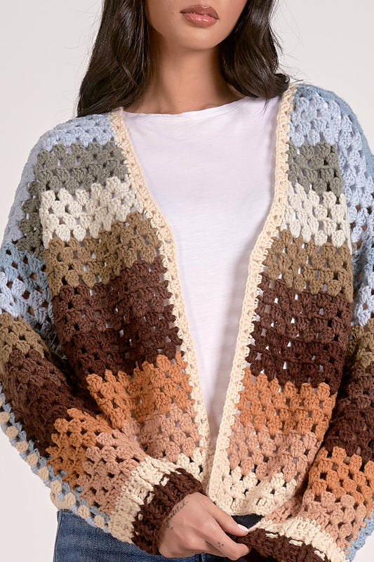 Elan Stripe Cardigan