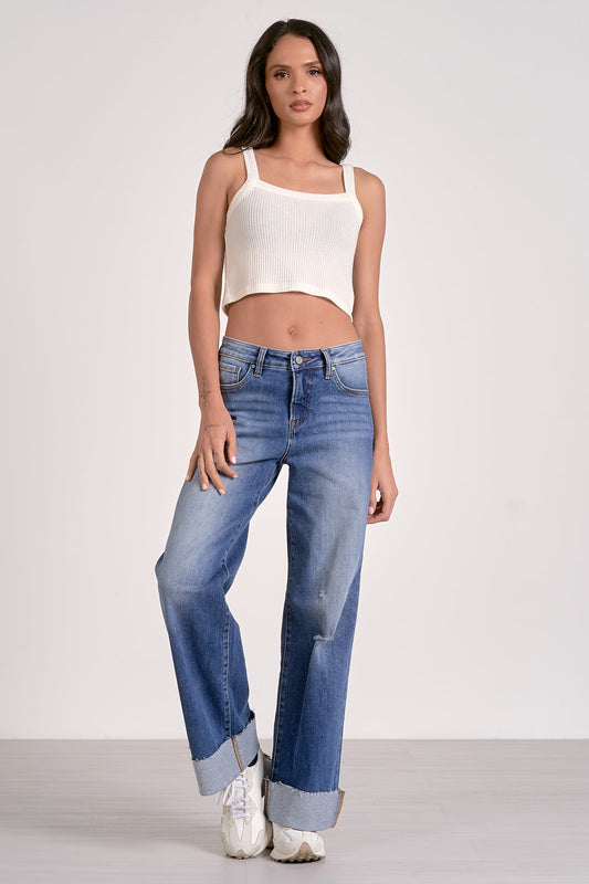 Elan Cuffed Jeans