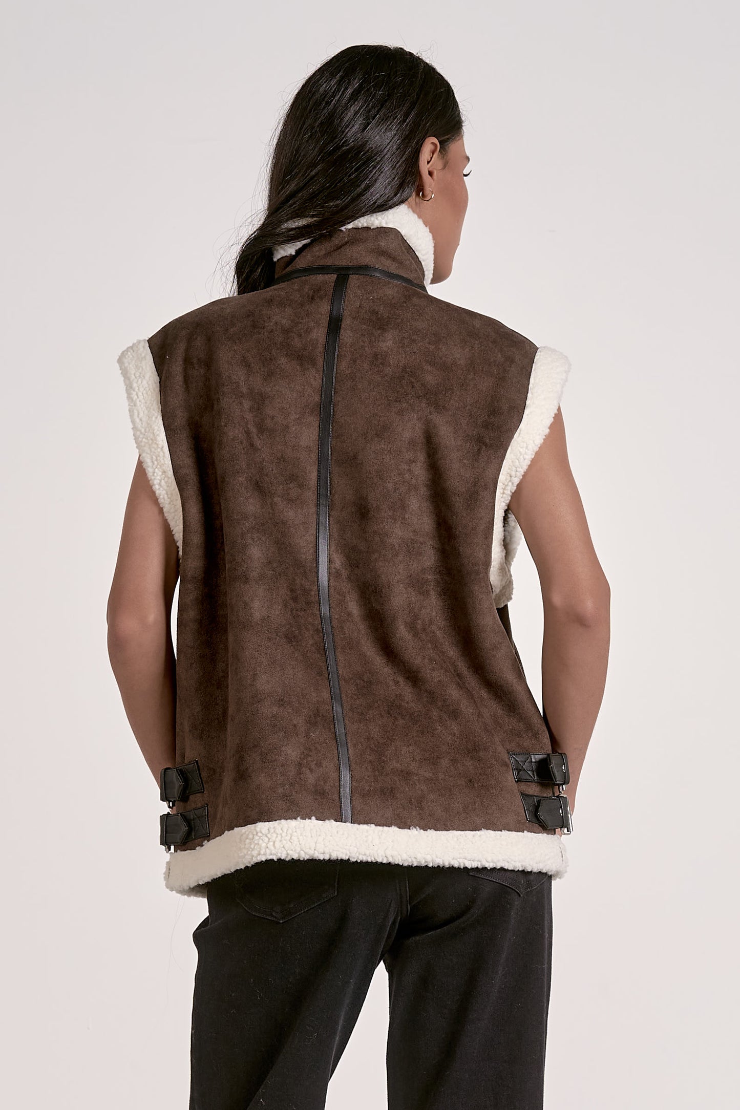 Elan Shearling Vest