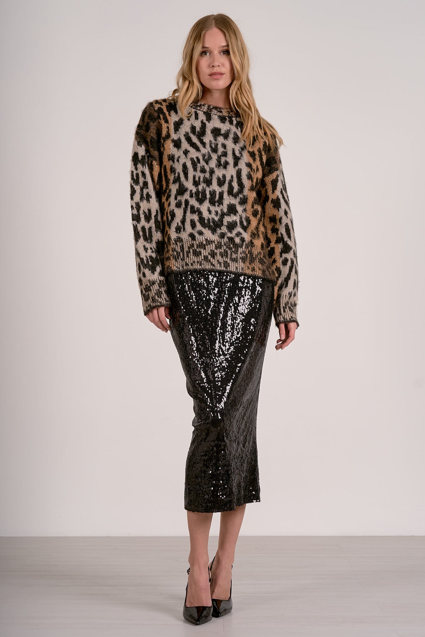 Elan Cheetah Sweater