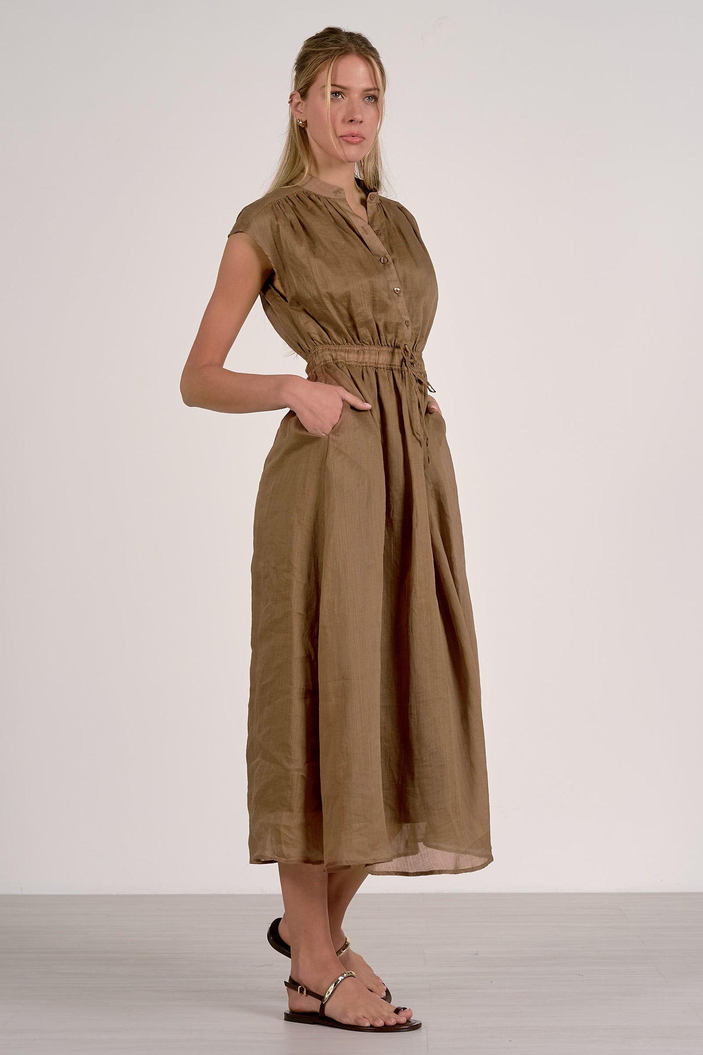 Elan Caramel Dress