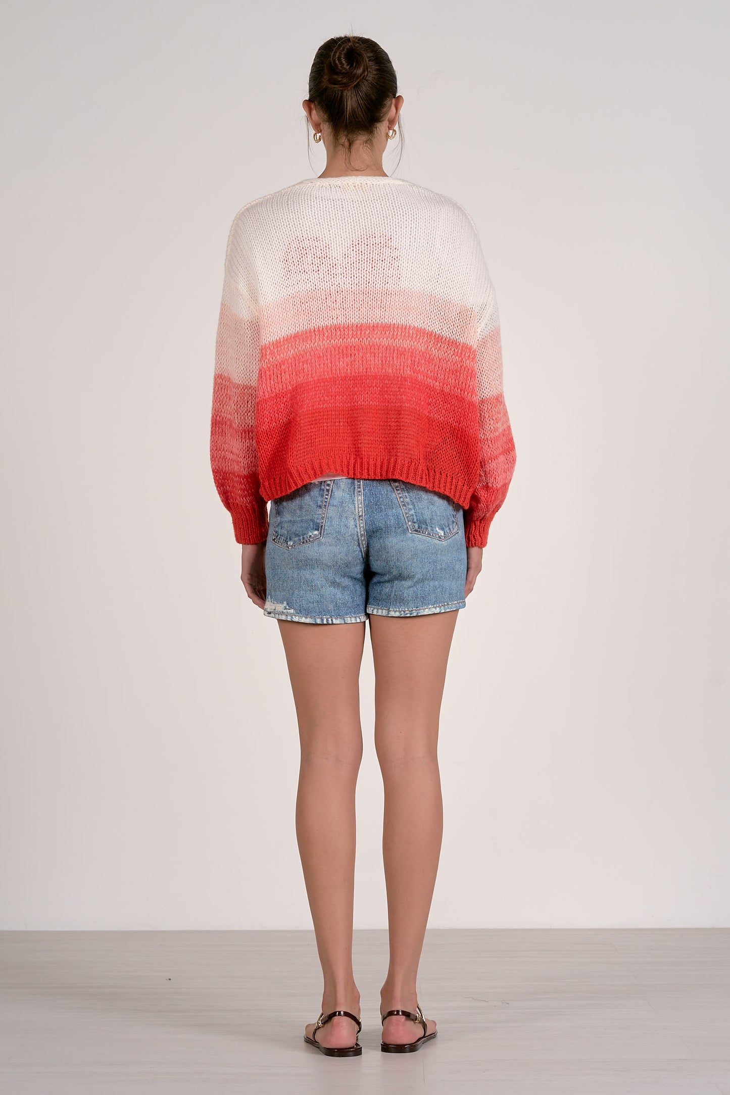 Elan Loose Knit Cardigan Sweater