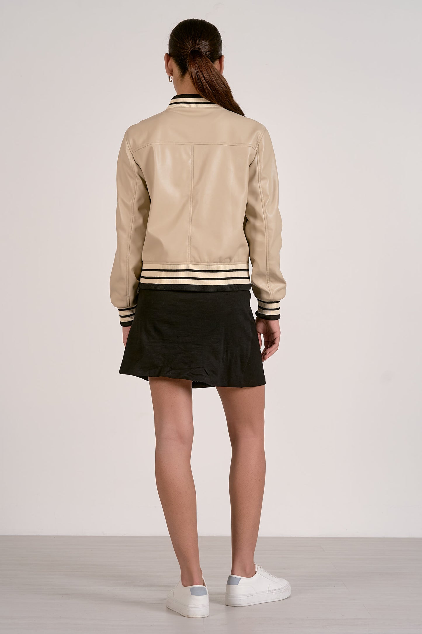 Elan Bomber Jacket with Trim