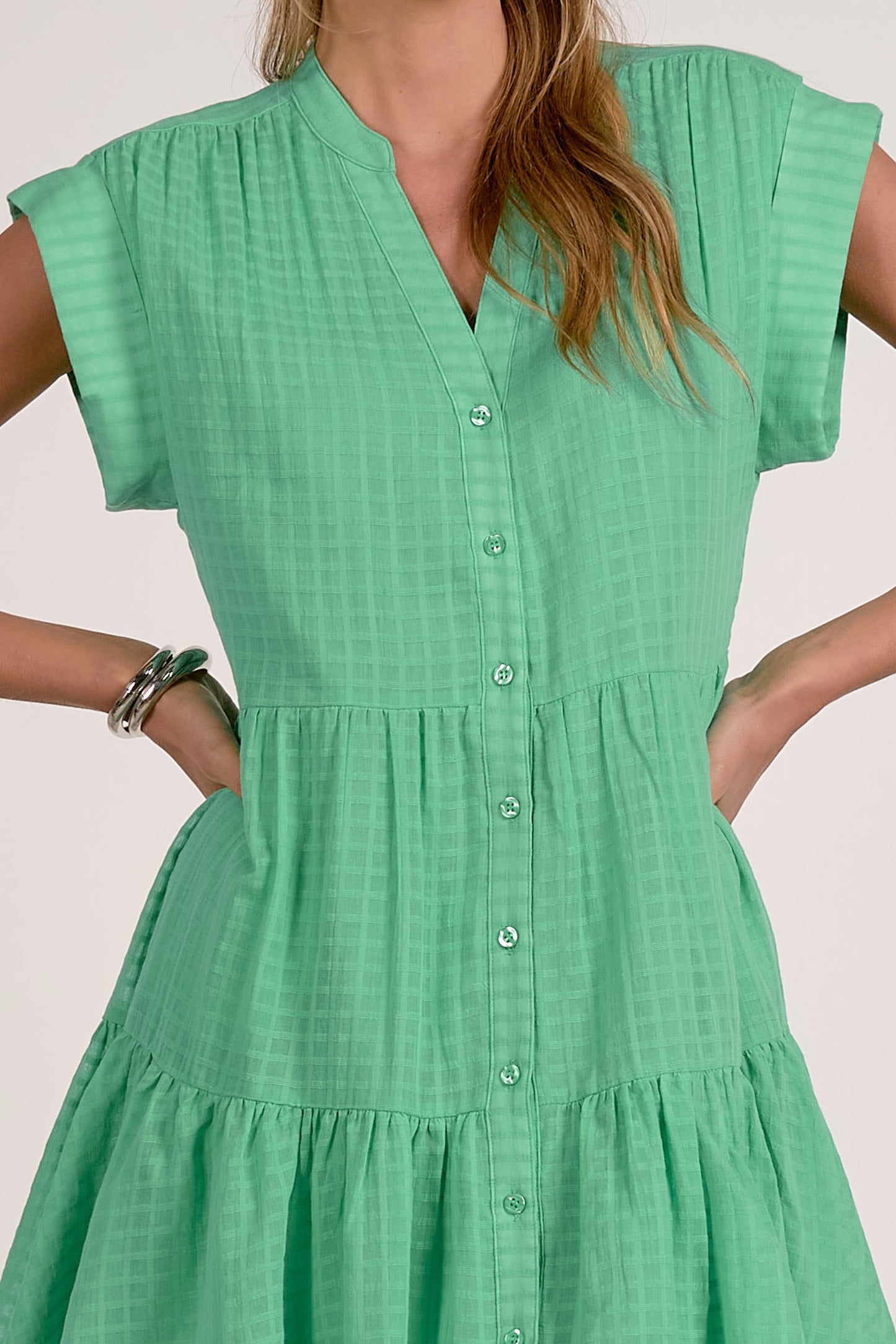 Elan Green Dress