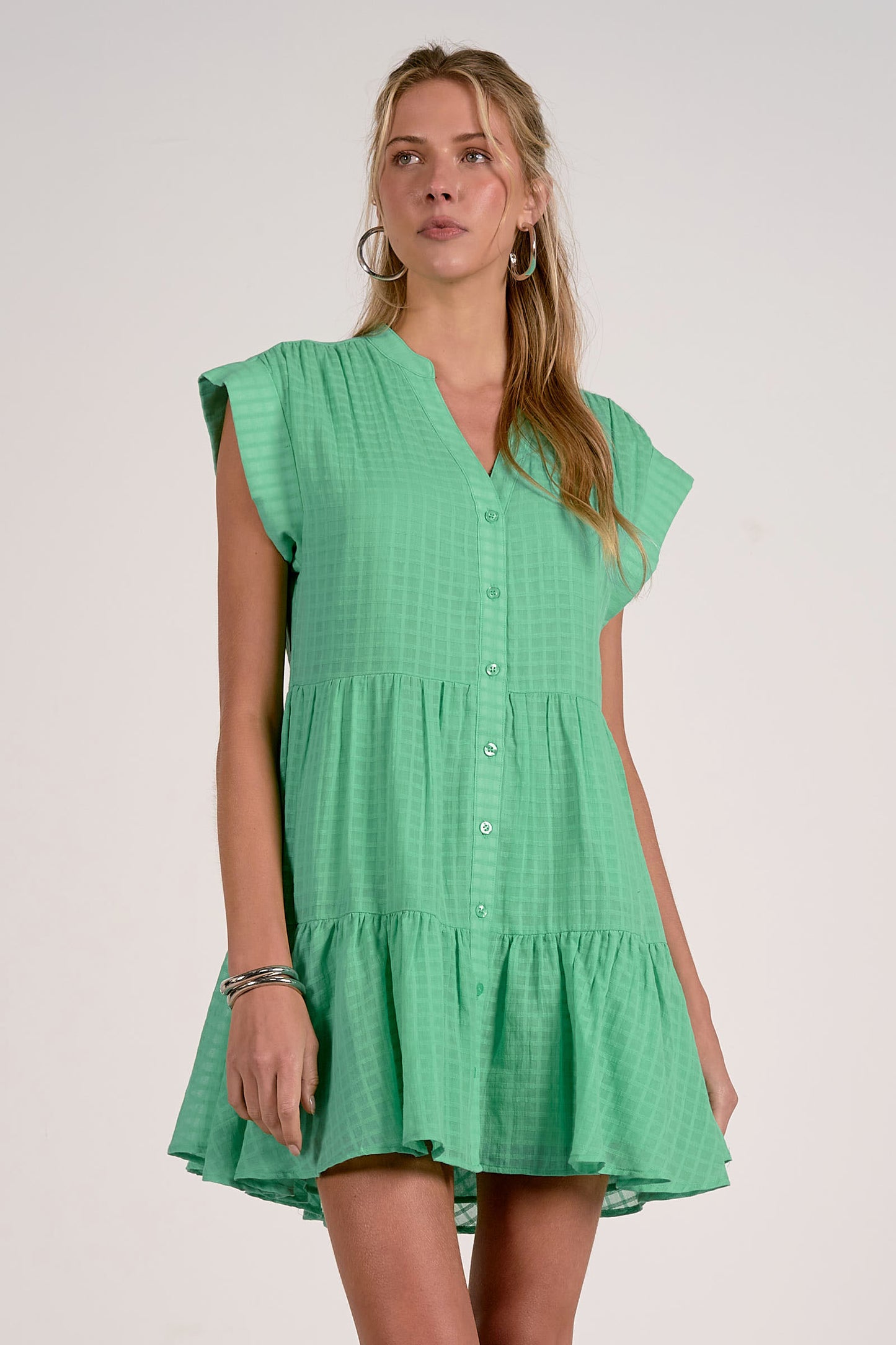 Elan Green Dress