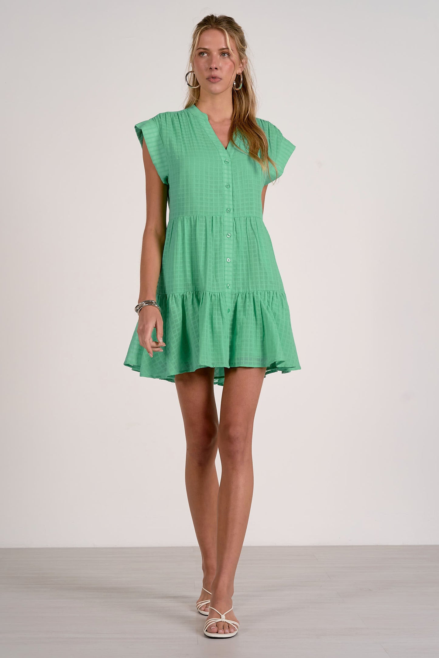Elan Green Dress