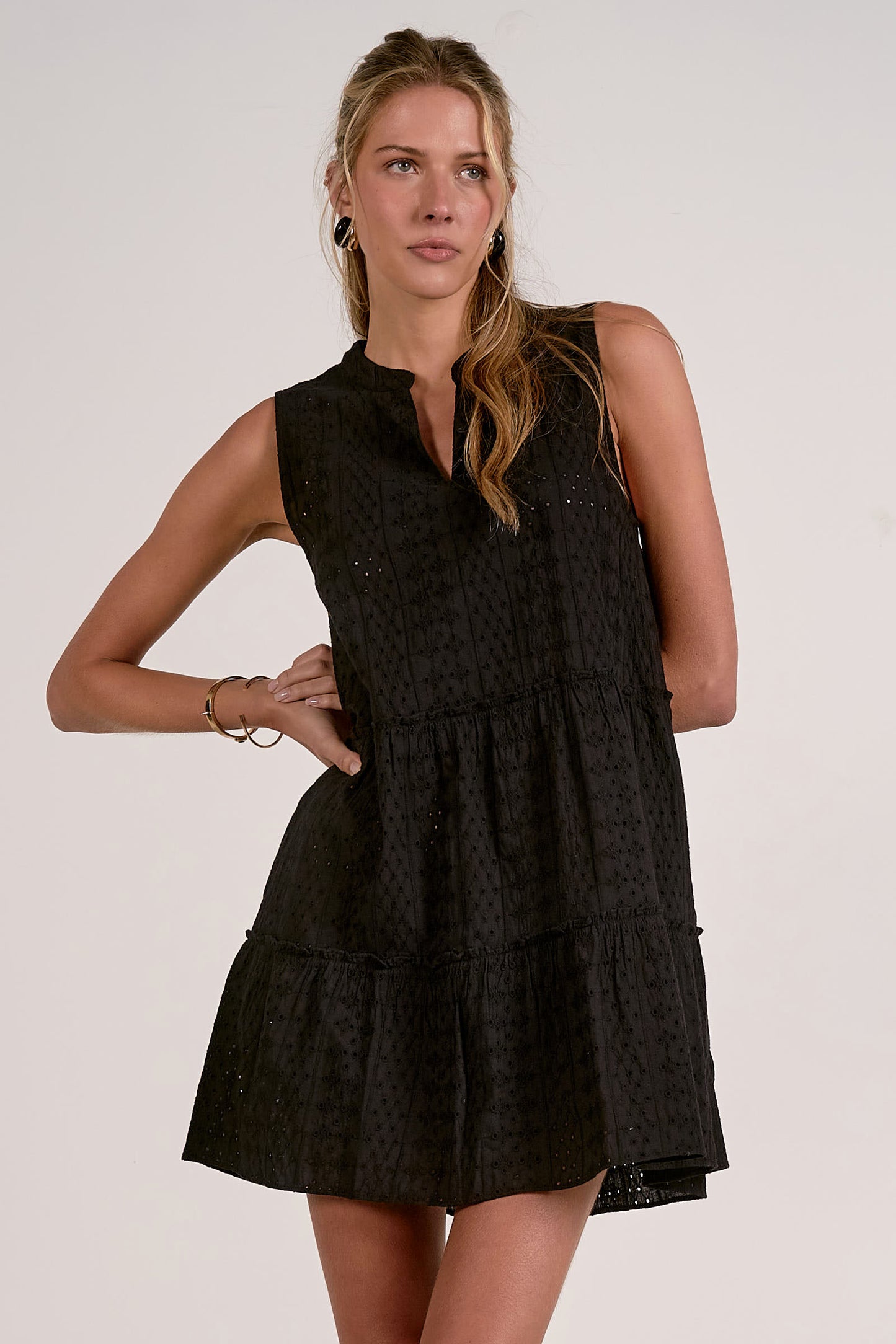 Elan Black Dress