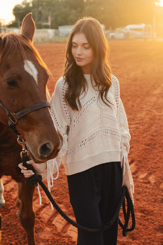 Elan Tie Sweater