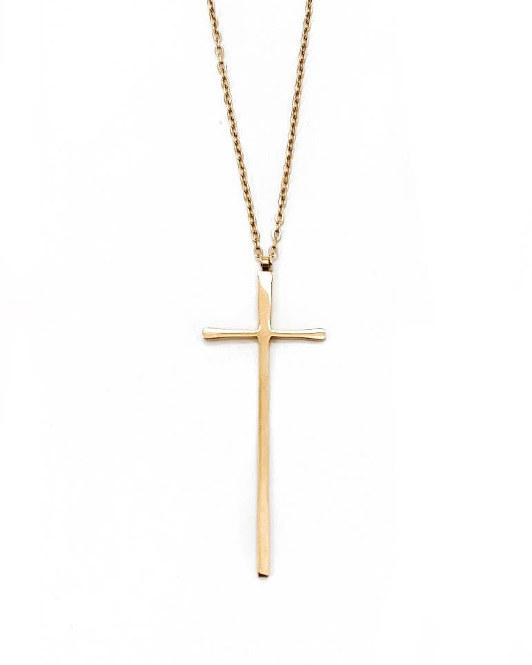 Tabby Cross Necklace