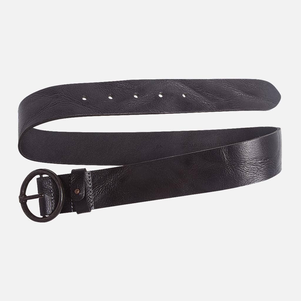 Rugged Leather Belt Women