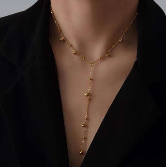 Tassel Ball Necklace