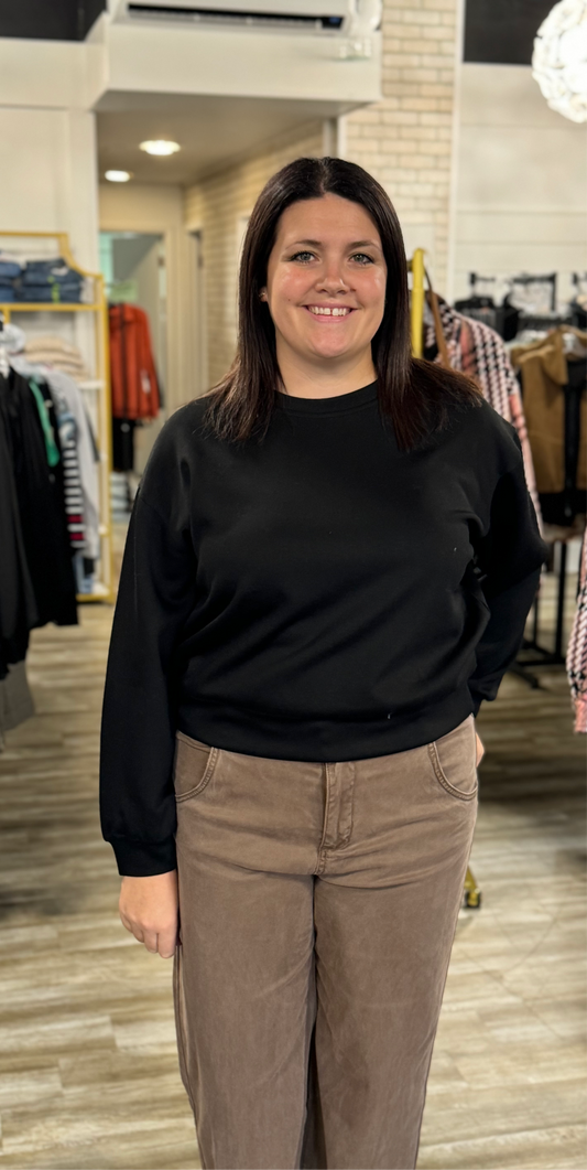 Scuba Sweatshirt Black