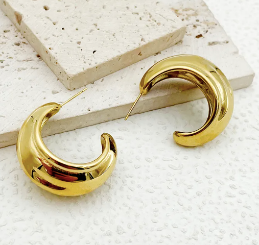 Chunky Hoop Earring