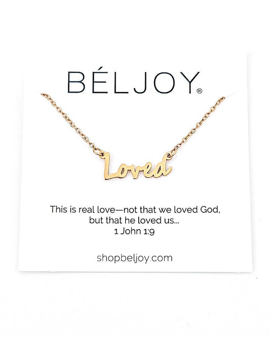 So Loved Word Necklace