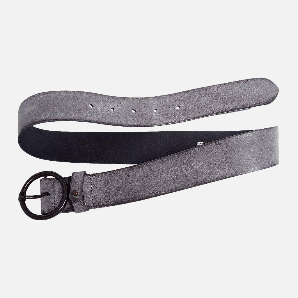 Rugged Leather Belt Women