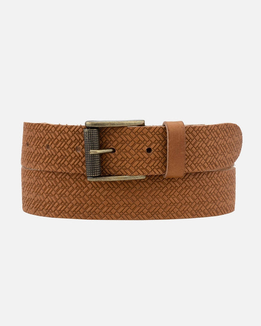 Ary | Embossed Everyday Leather Belt