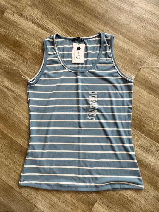 Blue Striped Tank
