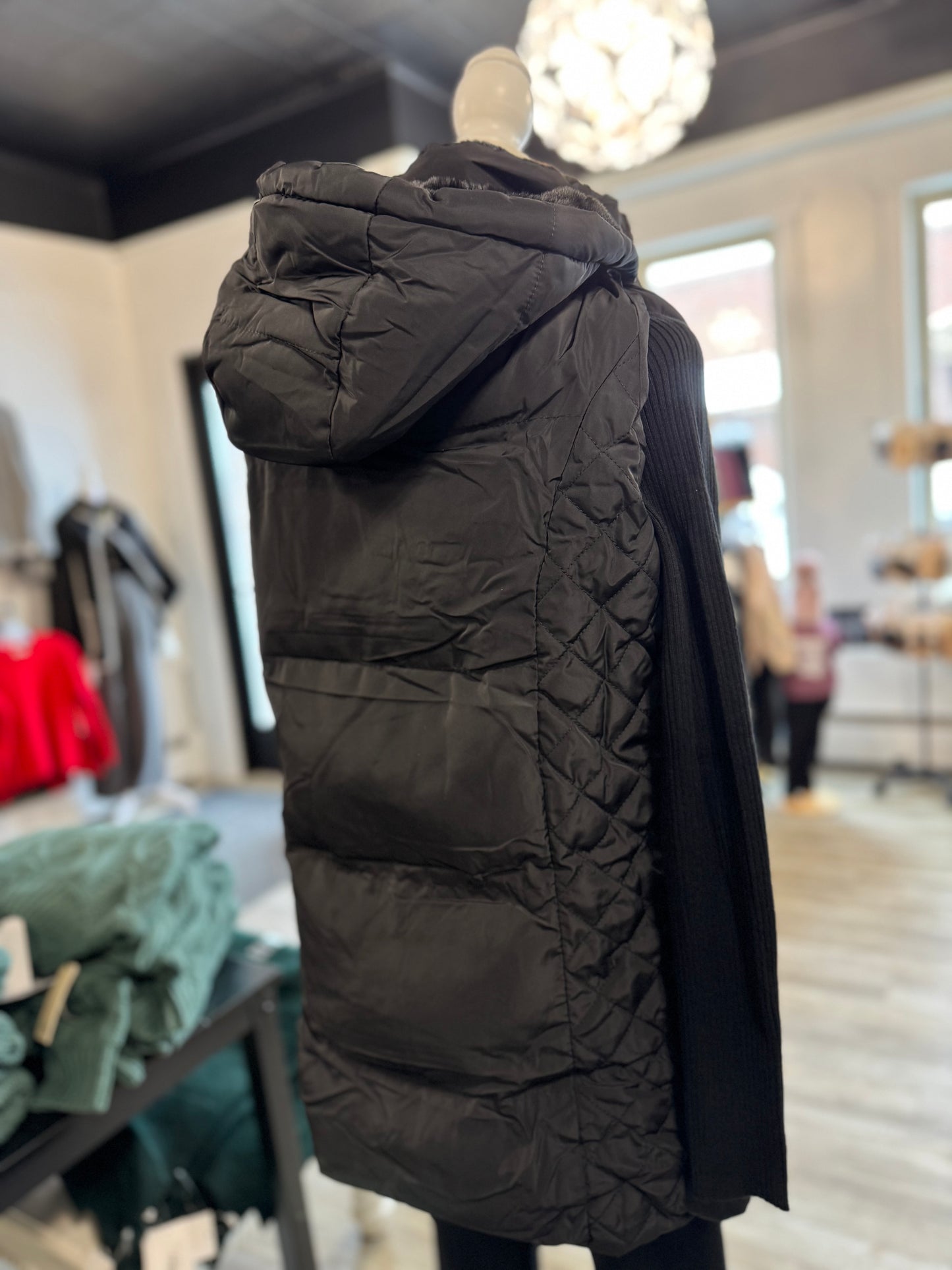 Long Quilted Vest