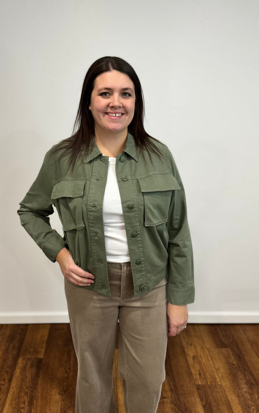 Liverpool Olive Cargo Jacket