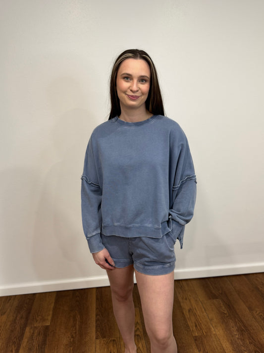 Elan Oversized Crew Sweatshirt