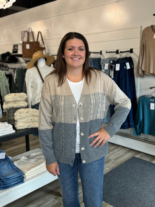 Braided Cardigan